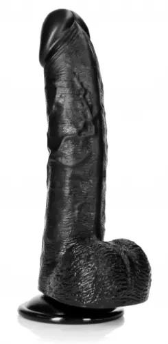 Dildo Curved RealCock 17 x 4,3cm Schwarz – 4/7