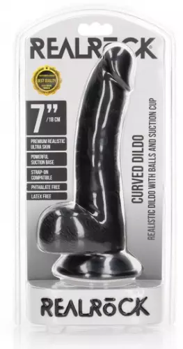 Dildo Curved Kurt 15 x 3,7cm Schwarz – 2/7
