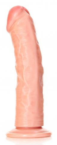 Realistic Suction Cup Curved RealRock Dildo 20 x 4.6cm