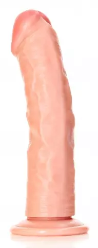 Realistischer Dildo Saugnapf Curved RealRock 20 x 4,6cm – 1/7