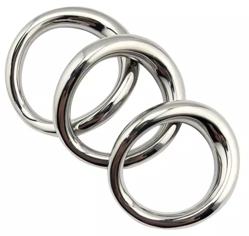 Penisring aus Metall Curved Steel – 3/5