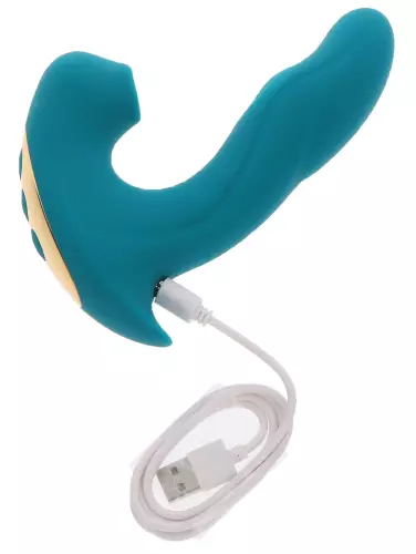 Klitoris- und G-Punkt-Stimulator Eternal 15cm Türkis – 5/9