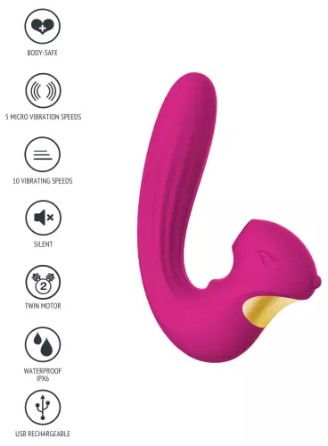 Klitoris- und G-Punkt-Stimulator Celestial 15cm Violett – 10/11