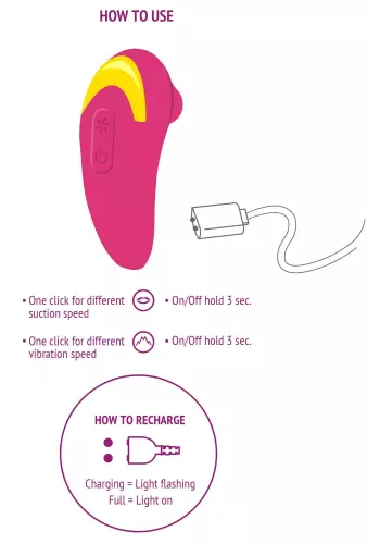Clitoris stimulator Infinite Love Roze – 6/8