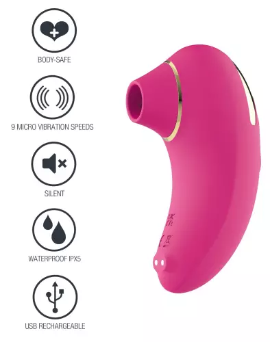 Clitoris stimulator Infinite Love Roze – 7/8