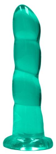 Twist Dildo Crystal RealRock 16 x 4cm Green
