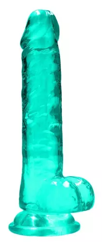 Dildo Crystal Clear Grün 14 x 3,5cm – 1/6