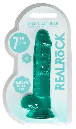 Dildo Crystal Clear Grün 14 x 3,5cm – 2/6