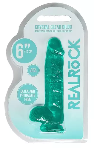 Dildo Crystal Clear Grün 12 x 3cm – 2/6