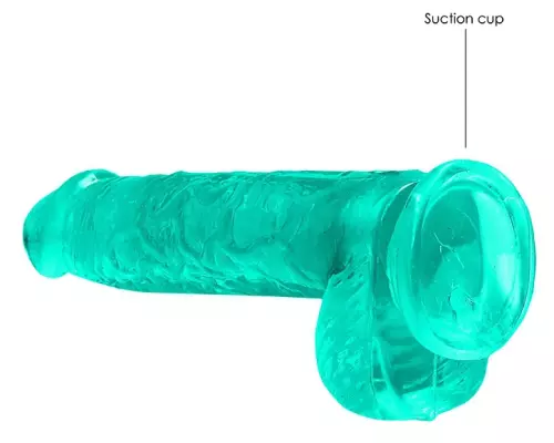 Dildo Crystal Clear Grün 12 x 3cm – 5/6