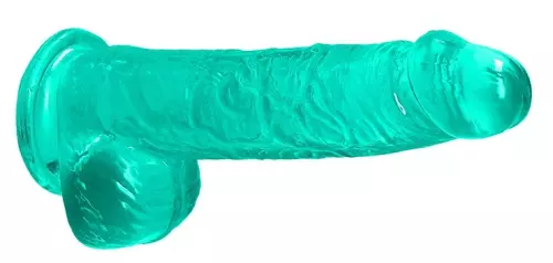Dildo Crystal Clear Grün 12 x 3cm – 6/6