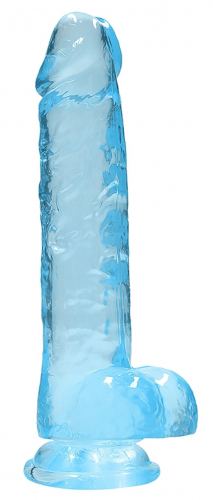 Dildo Crystal Clear Blau 16 x 4cm