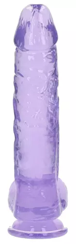 Dildo Crystal Clear Violett 21 x 5,5cm – 3/5