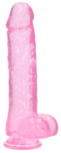 Crystal Clear Dildo Pink 21 x 5.5cm