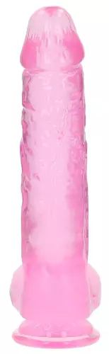 Dildo Crystal Clear Rosa 21 x 5,5cm – 3/5