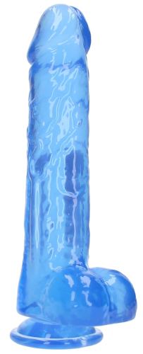 Crystal Clear Dildo Blue 21 x 5.5cm