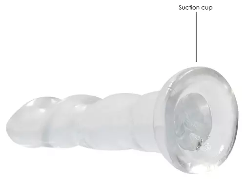 Dildo Twist Crystal RealRock 16 x 4cm Transparent – 4/5