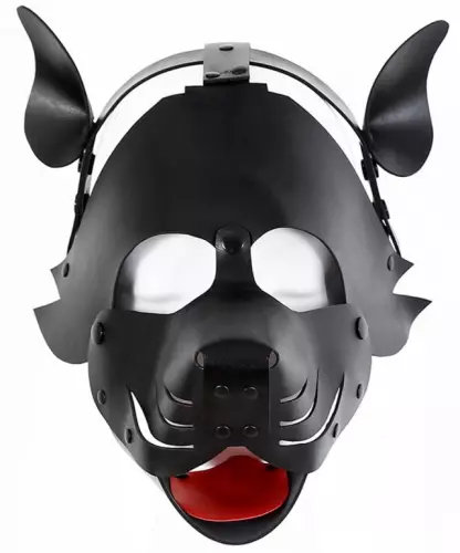 Maske Dog Pup Schwarz – 1/9
