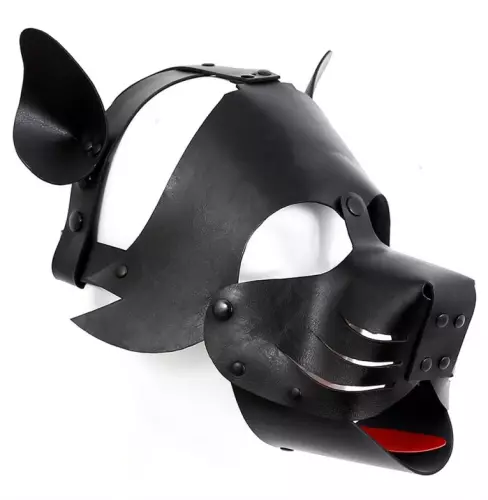 Maske Dog Pup Schwarz – 3/9
