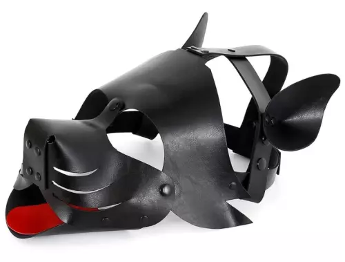 Maske Dog Pup Schwarz – 7/9