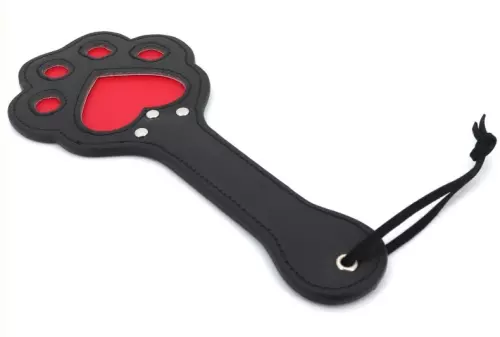 Paddle Pfotze 28 x 13cm Schwarz-Rot – 2/7