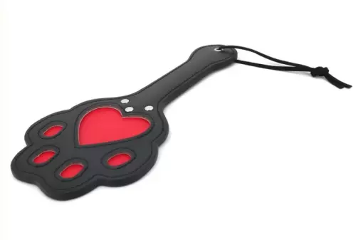 Paddle Pfotze 28 x 13cm Schwarz-Rot – 3/7