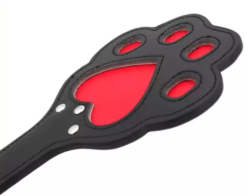 Paddle Pfotze 28 x 13cm Schwarz-Rot – 7/7