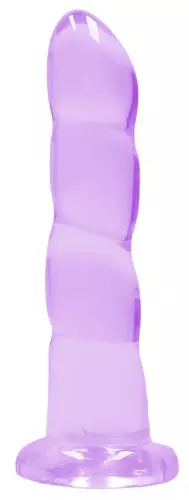 Dildo Twist Crystal RealRock 16 x 4cm Violett – 1/5