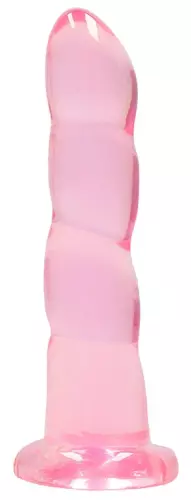 Dildo Twist Crystal RealRock 16 x 4cm Rosa – 1/5
