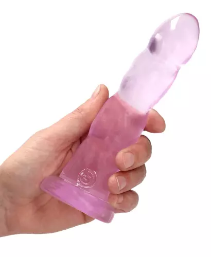 Dildo Twist Crystal RealRock 16 x 4cm Rosa – 5/5