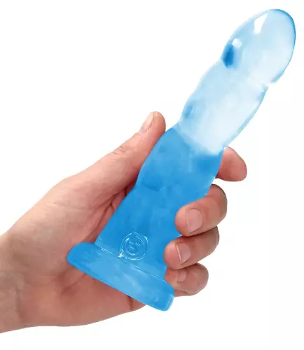 Dildo Twist Crystal RealRock 16 x 4cm Blau – 5/5