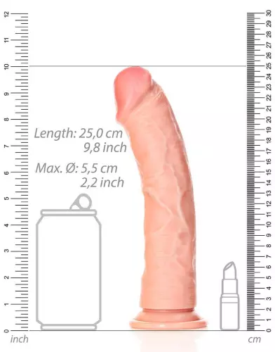 Realistischer Dildo Curved Strong 23 x 5.5cm – 3/6