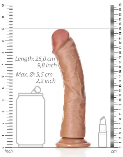 Realistischer Dildo Curved Strong 23 x 5.5cm Latino – 3/6