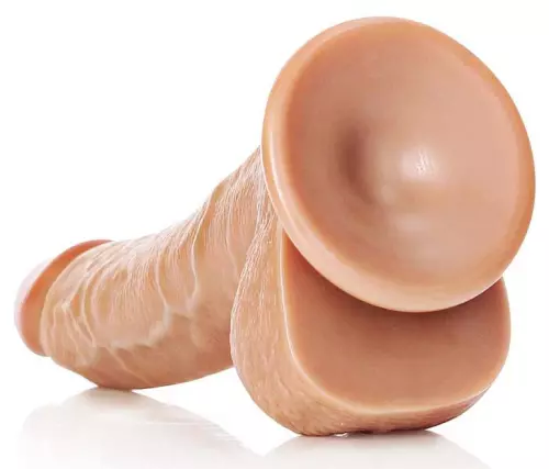 Realistischer Dildo Curved RealRock 17 x 4.3cm Latino – 6/6