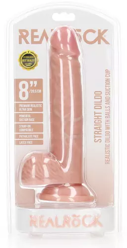 Realistischer Dildo Envy Straight RealRock 17 x 4.4cm – 2/6