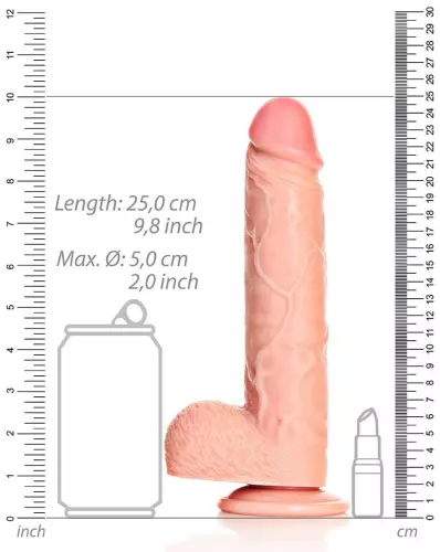 Realistischer Dildo Straight Strong 19 x 5cm – 3/6