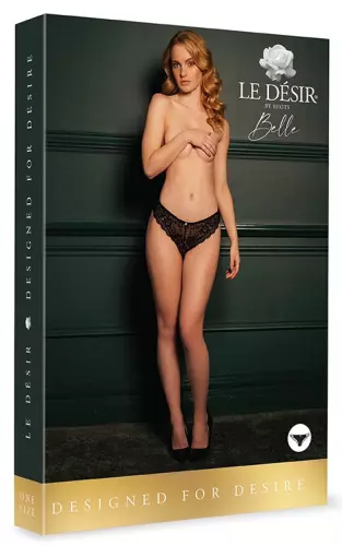 Spitzenhöschen CLAIRE Schwarz – 3/5