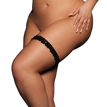NOEL Garter Plus Size Black