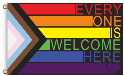 LGBT Welcome Flag 60 x 90cm