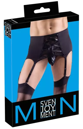 Herrenstrumpfhalter Belt Lace Schwarz – 3/7
