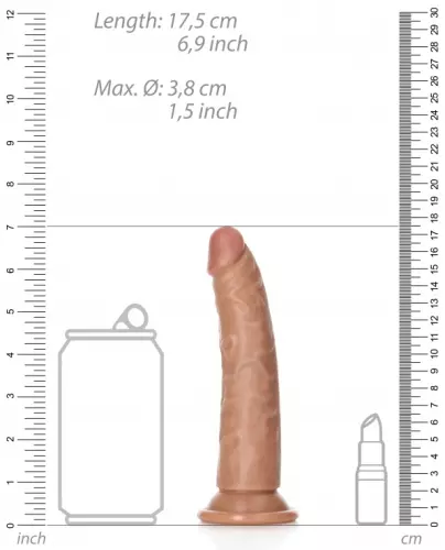 Realistischer Dildo Slim Dildo 15.5 x 3.8cm Latino – 7/7