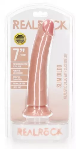 Realistischer Dildo Slim Dildo RealRock 18 x 4.2cm – 2/7