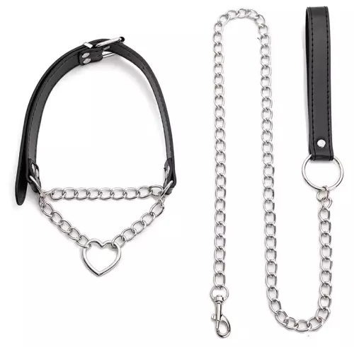 Halsband-Leine HEART CHAIN 80cm – 2/5