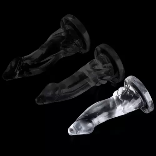 Transparenter Dildo Banka S 16 x 6.5cm – 4/4
