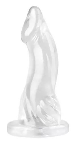 Transparenter Dildo Banka M 20 x 7cm – 3/4