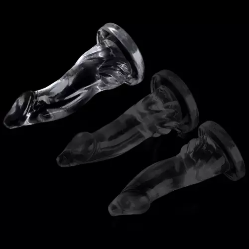 Transparenter Dildo Banka L 22 x 8cm – 4/4