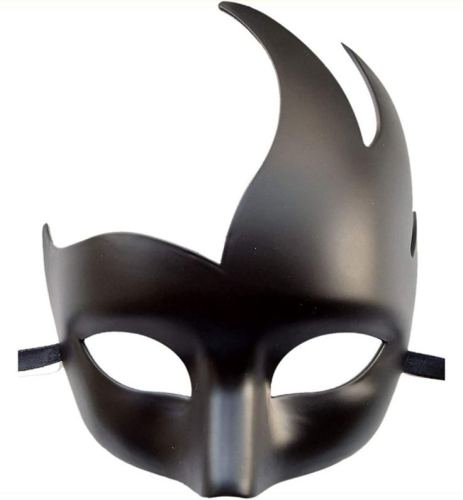 Flamy Black Mask