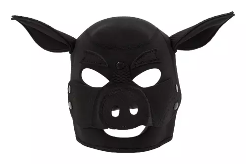 Cagoule Tête de Cochon Pig Noire – 1/3