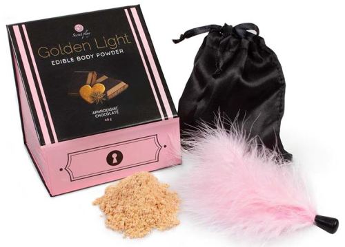 Golden Light Edible Body Powder Aphrodisiac Chocolate 40g