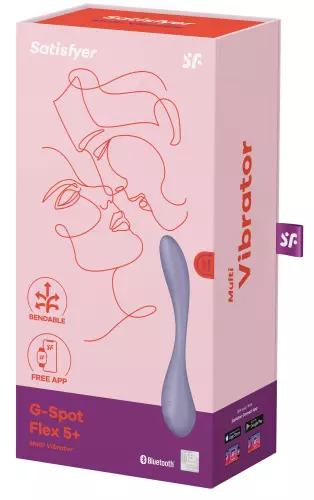 Verbonden vibrator G-Spot Flex 5 Satisfyer paars – 3/7